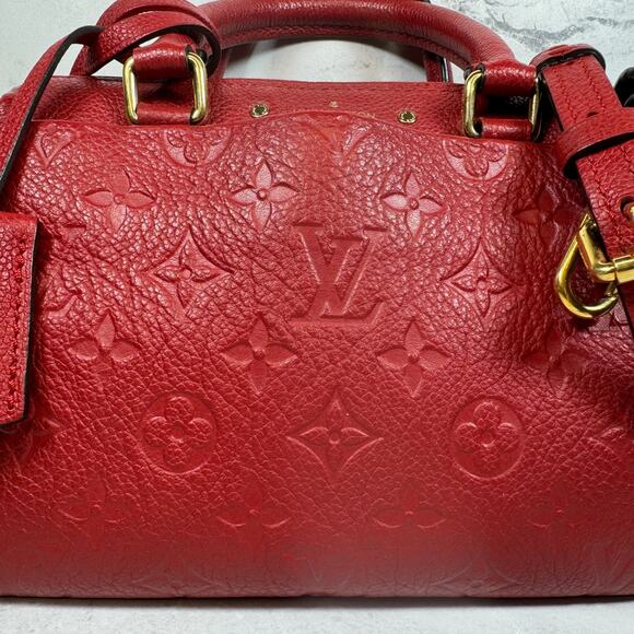 Louis Vuitton Empreinte Speedy 20 Cherry Red NM Bandouliere leather mini LV bag - Picture 11 of 15